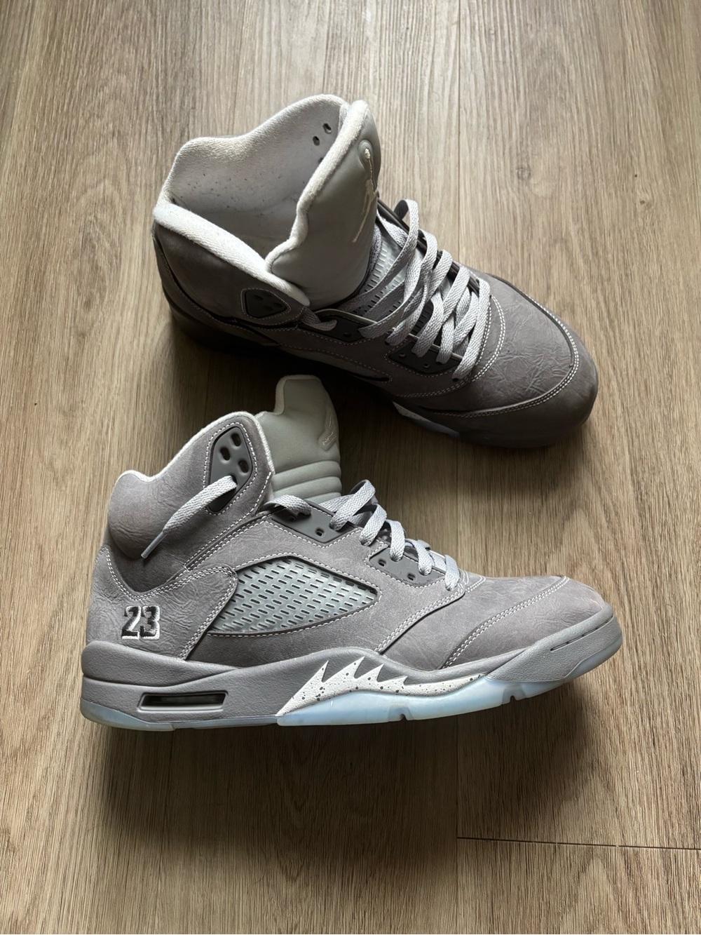 Jordan 5 wolf gray